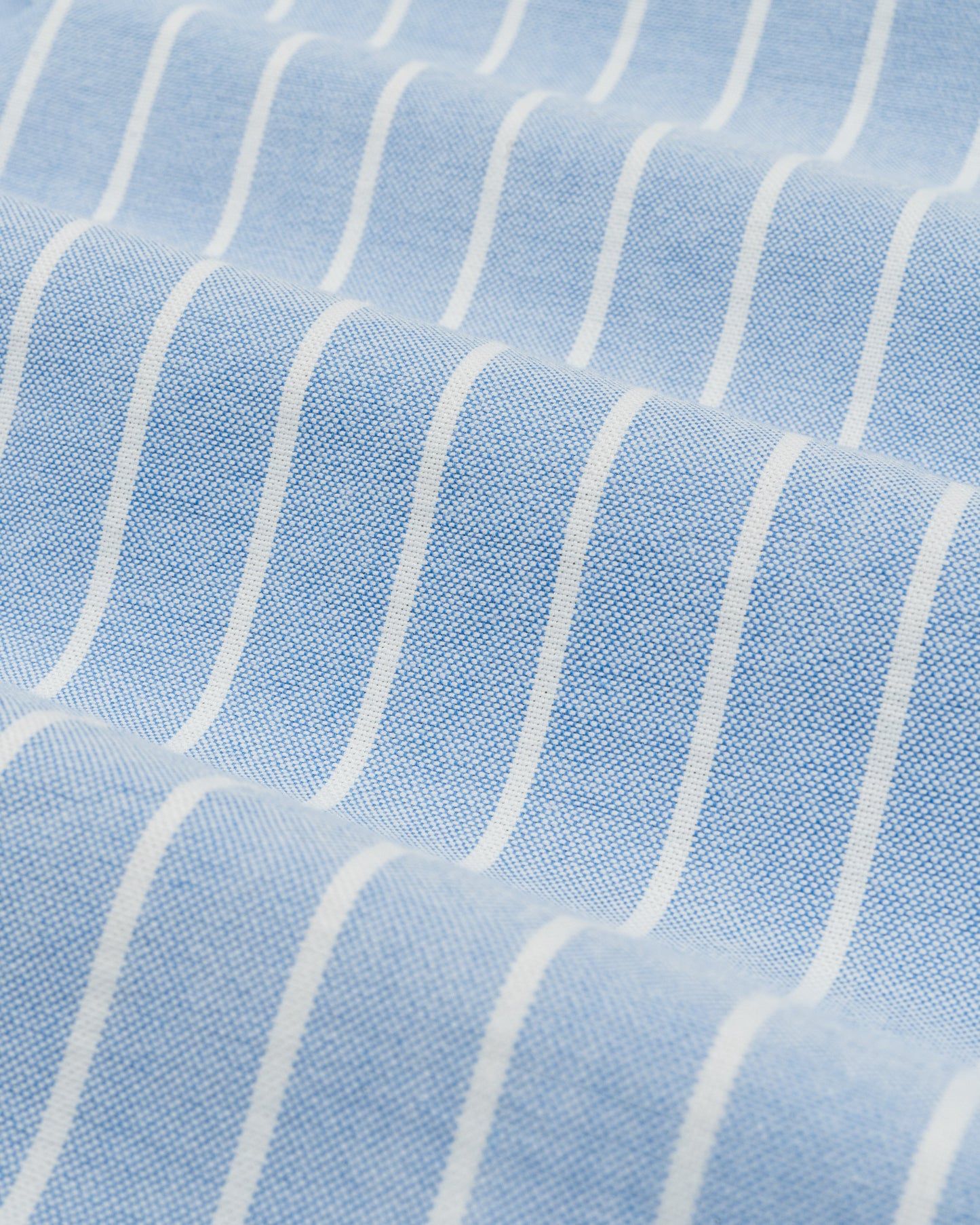 Wide Stripe Blue Oxford Shirt