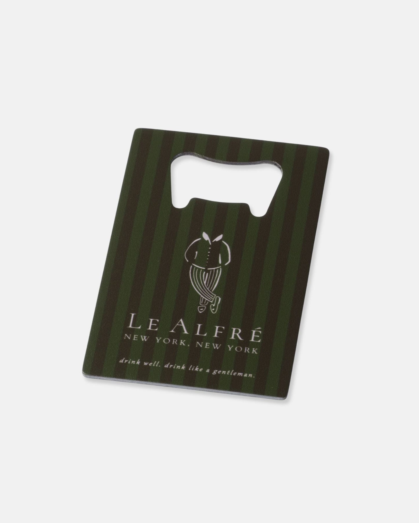 The Official Le Alfré Credit Card Bottle Opener