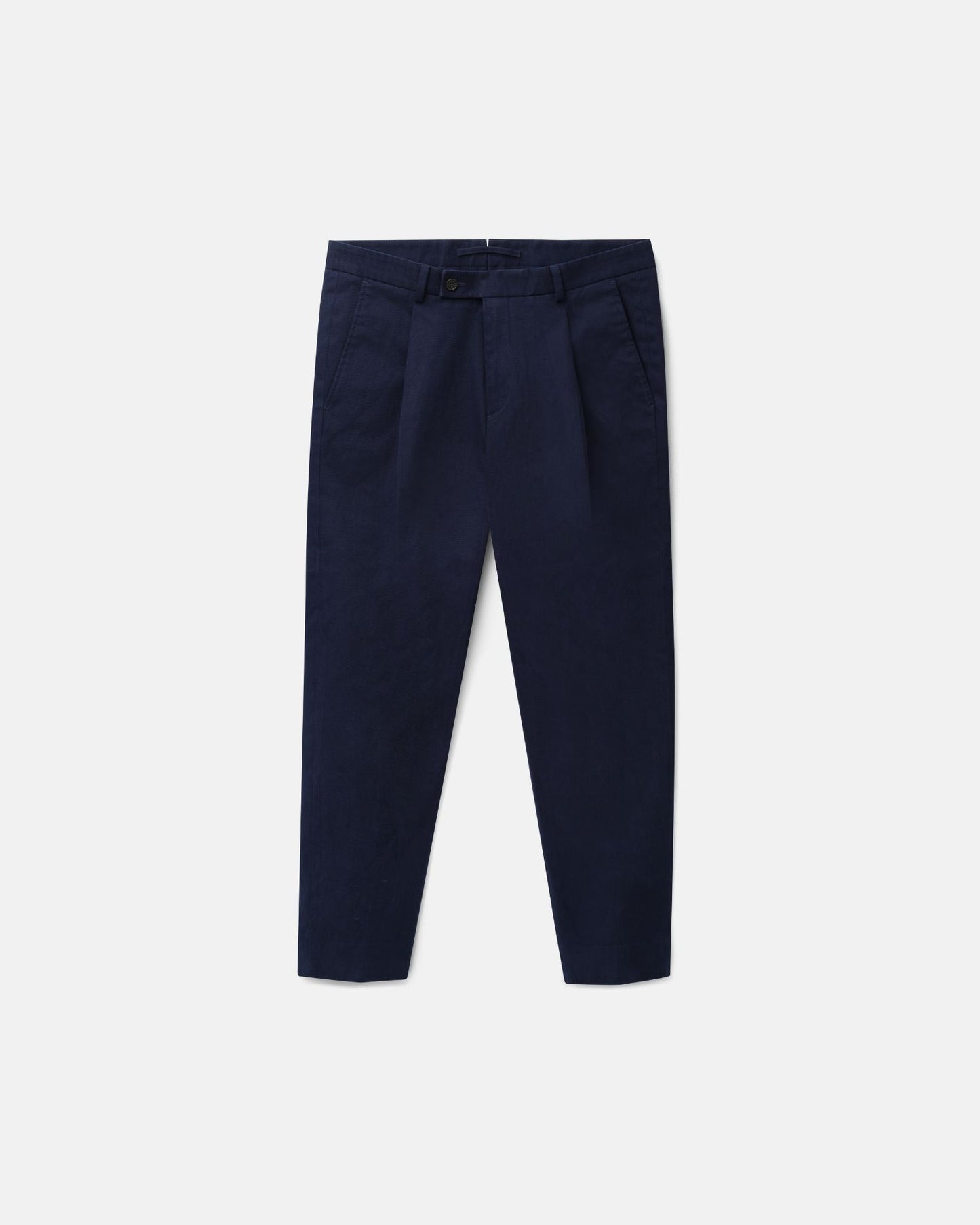 Navy Cotton Chino Trouser