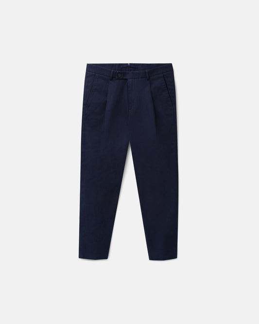 Navy Cotton Chino Trouser