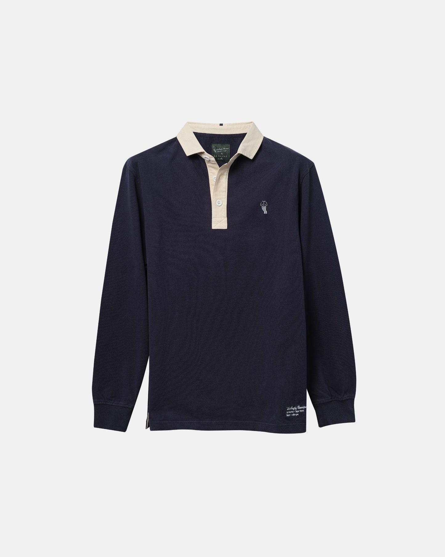 'Le Rugby' Classique Navy Rugby Shirt