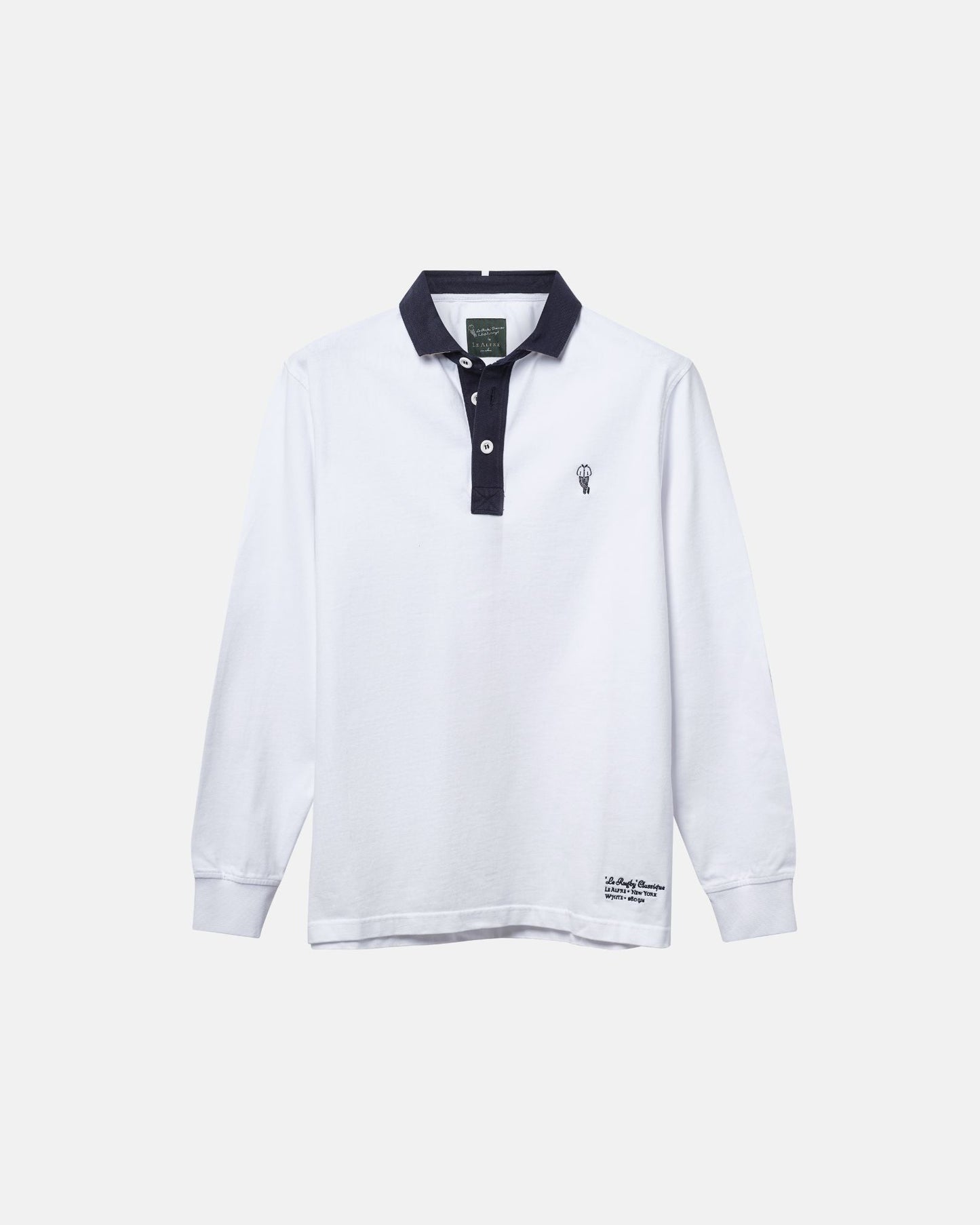 'Le Rugby' Classique White Rugby Shirt