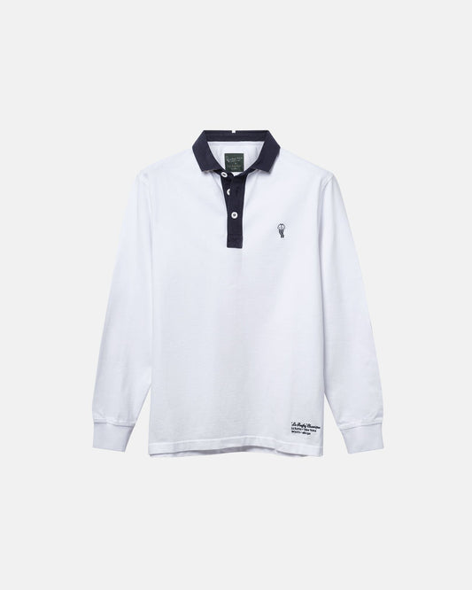 'Le Rugby' Classique White Rugby Shirt