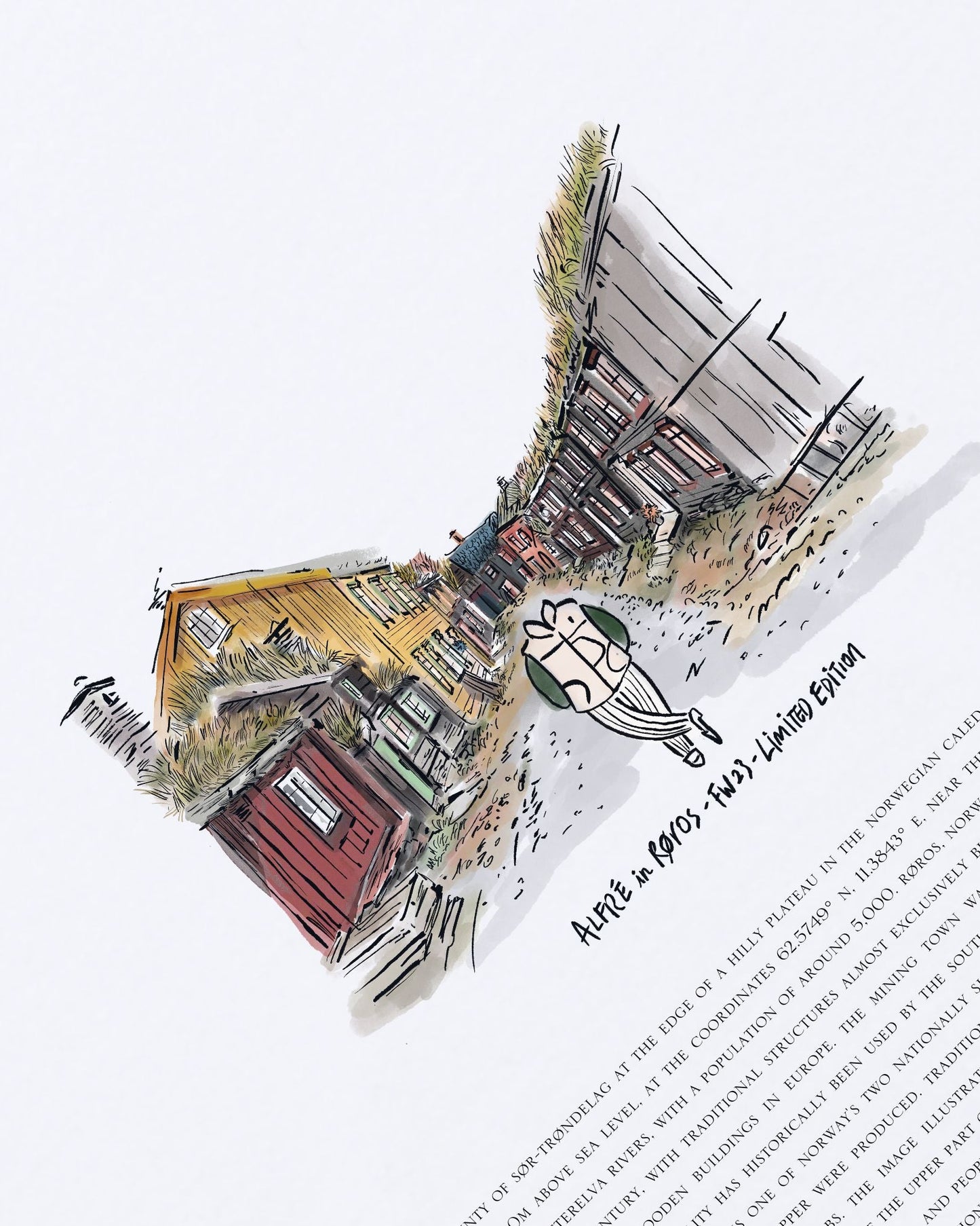 "Alfré in Røros" Limited Edition Graphic Tee (FW23)