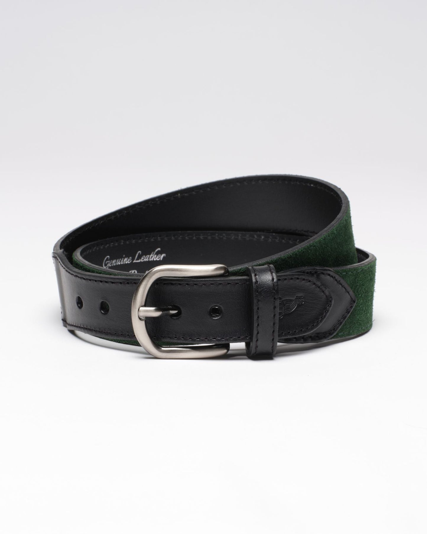 Le Club Alfré Hunter Green Suede Belt
