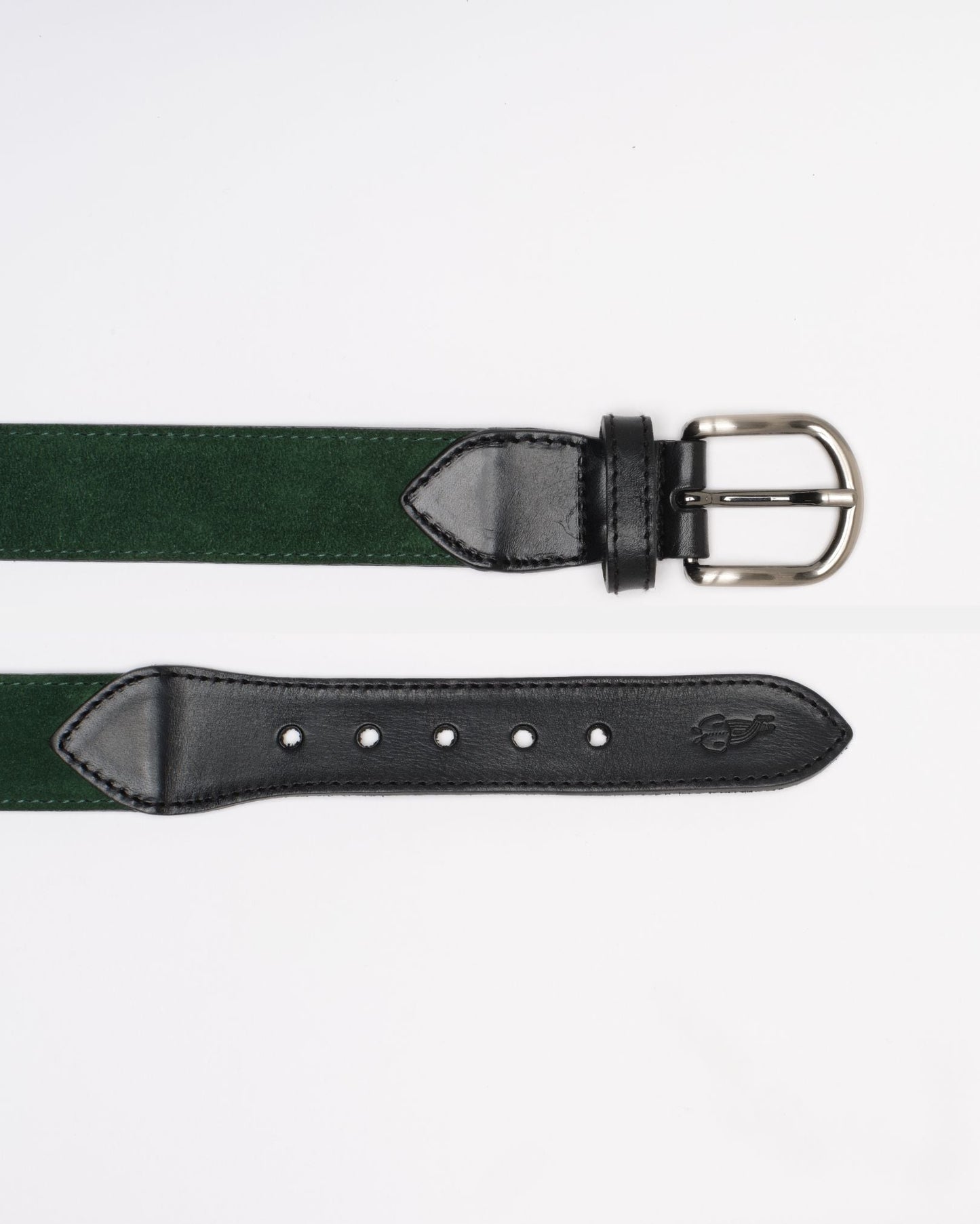 Le Club Alfré Hunter Green Suede Belt