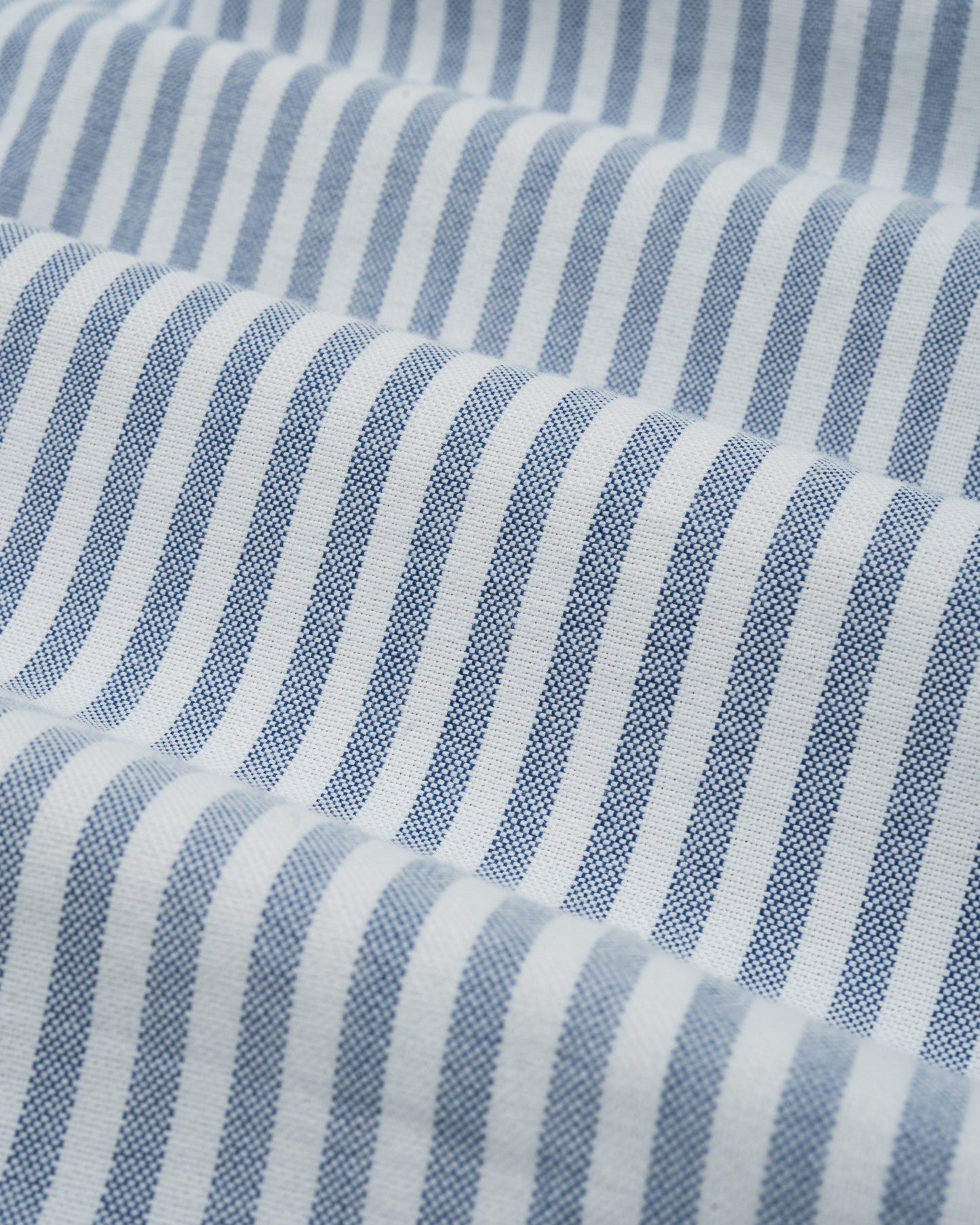 Wide Stripe Navy Oxford Shirt