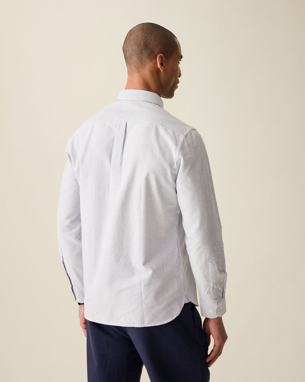 'Le Stripe' Black Oxford Shirt