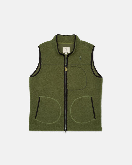 Alfré Olive Fleece Gilet