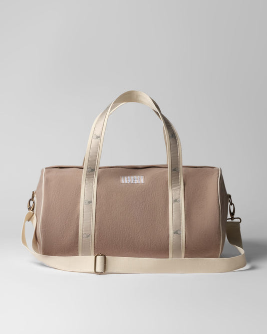 Le Alfré Beige Duffle Bag