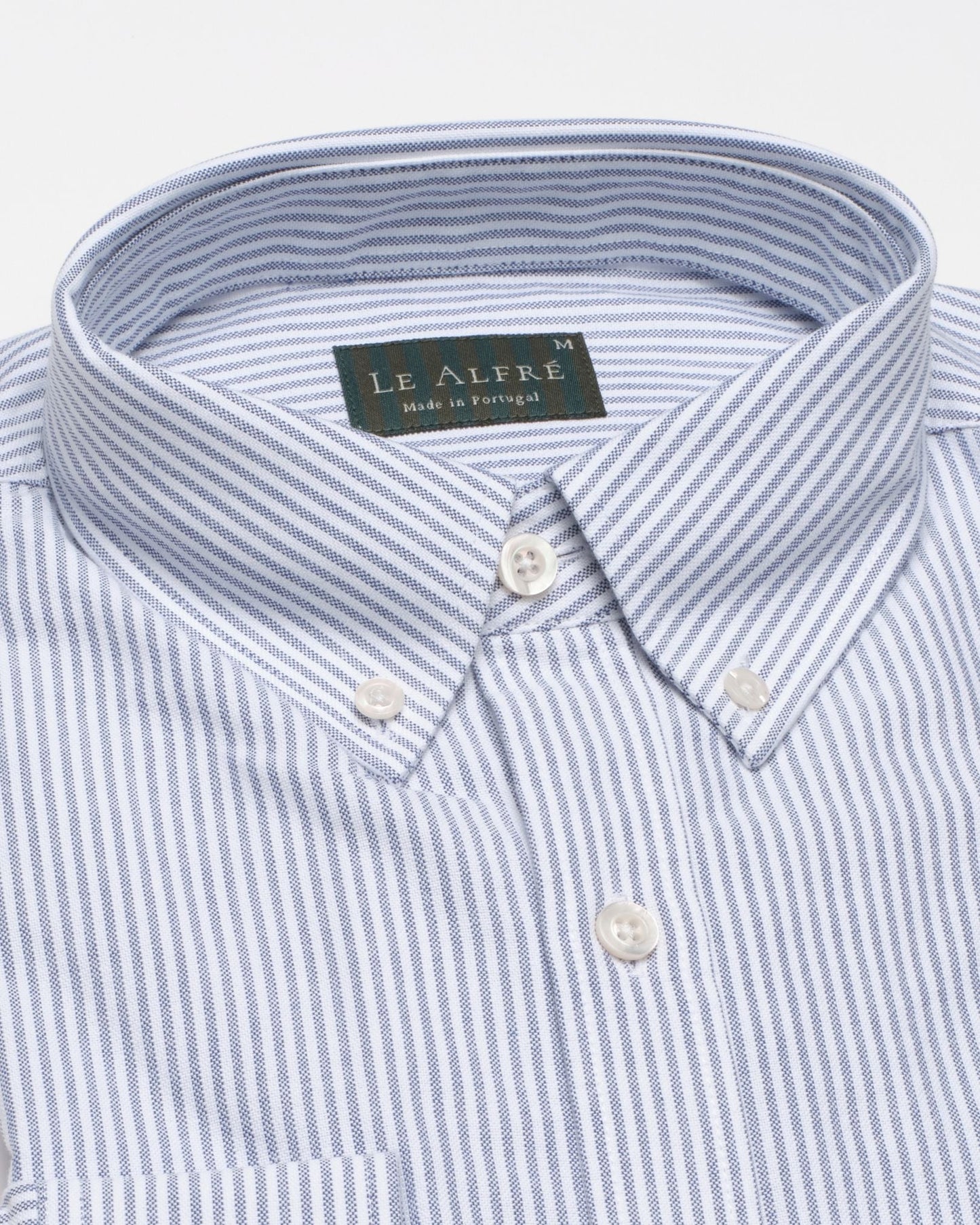 'Le Stripe' Navy Oxford Shirt