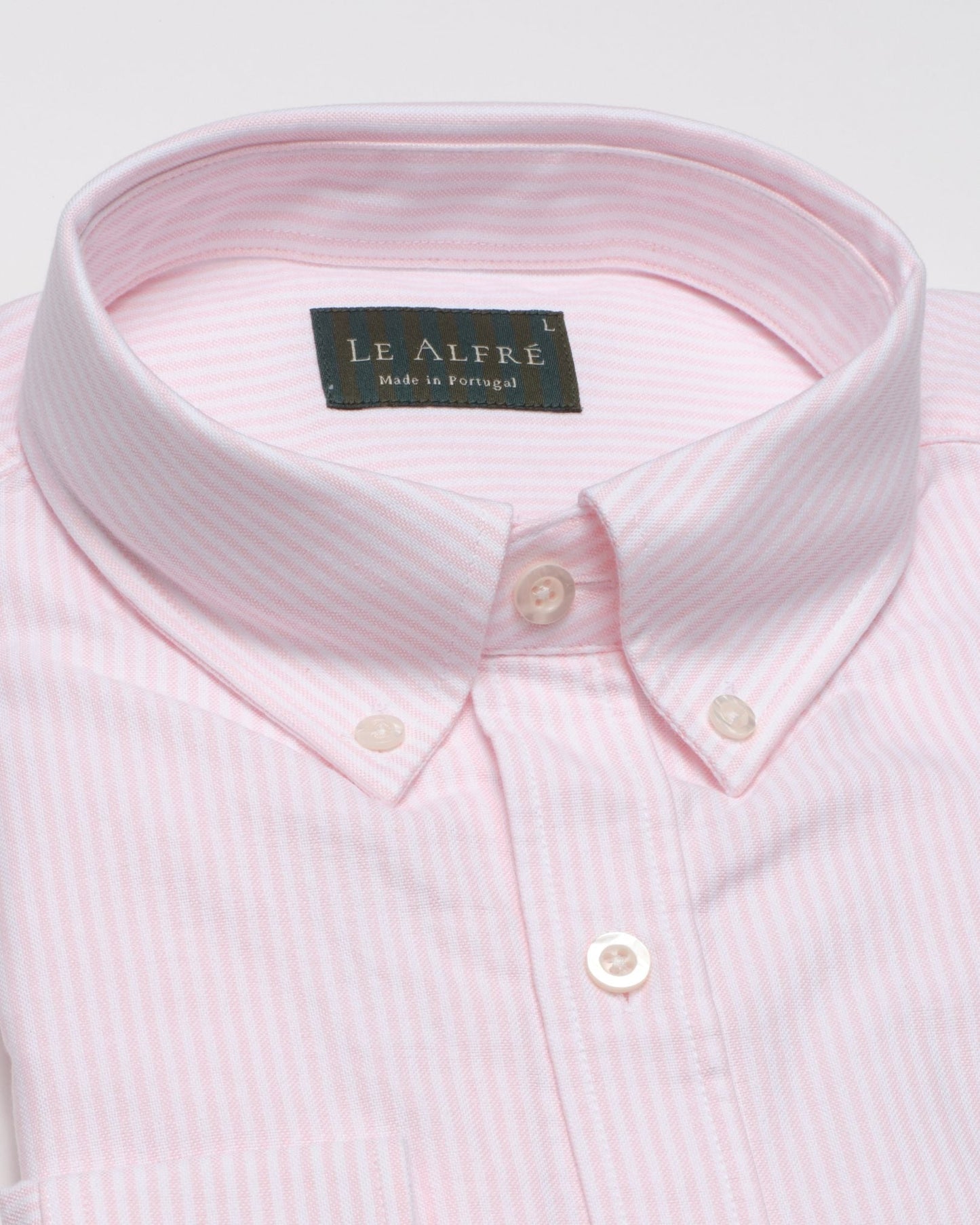 'Le Stripe' Pink Oxford Shirt