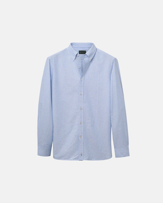 'Le Stripe' Blue Oxford Shirt