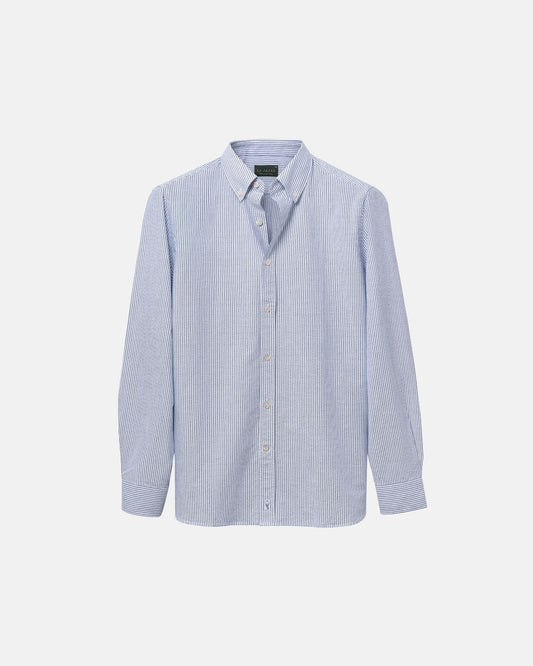 'Le Stripe' Navy Oxford Shirt