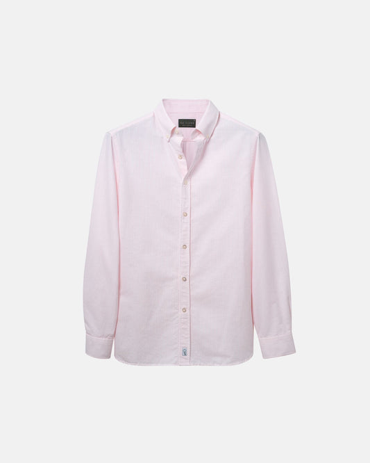 'Le Stripe' Pink Oxford Shirt