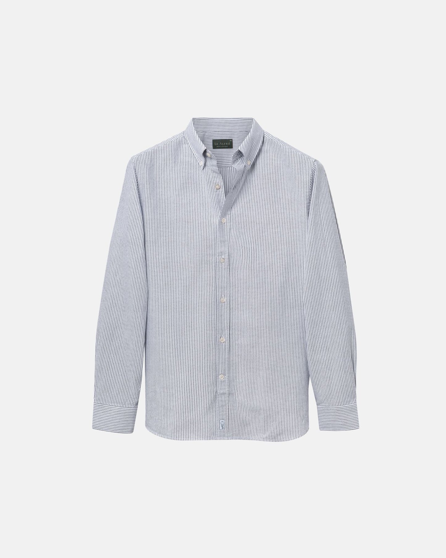 'Le Stripe' Black Oxford Shirt