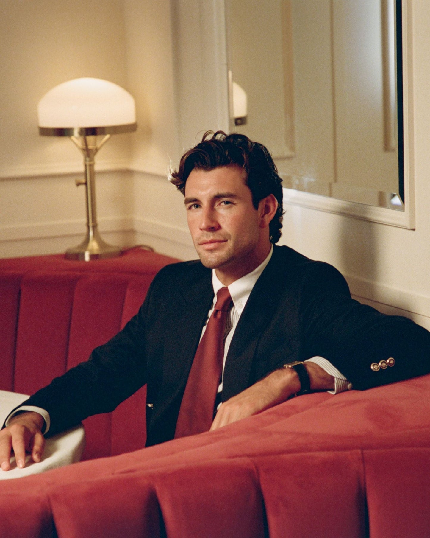 "Table for Two" Italian Silk Tie